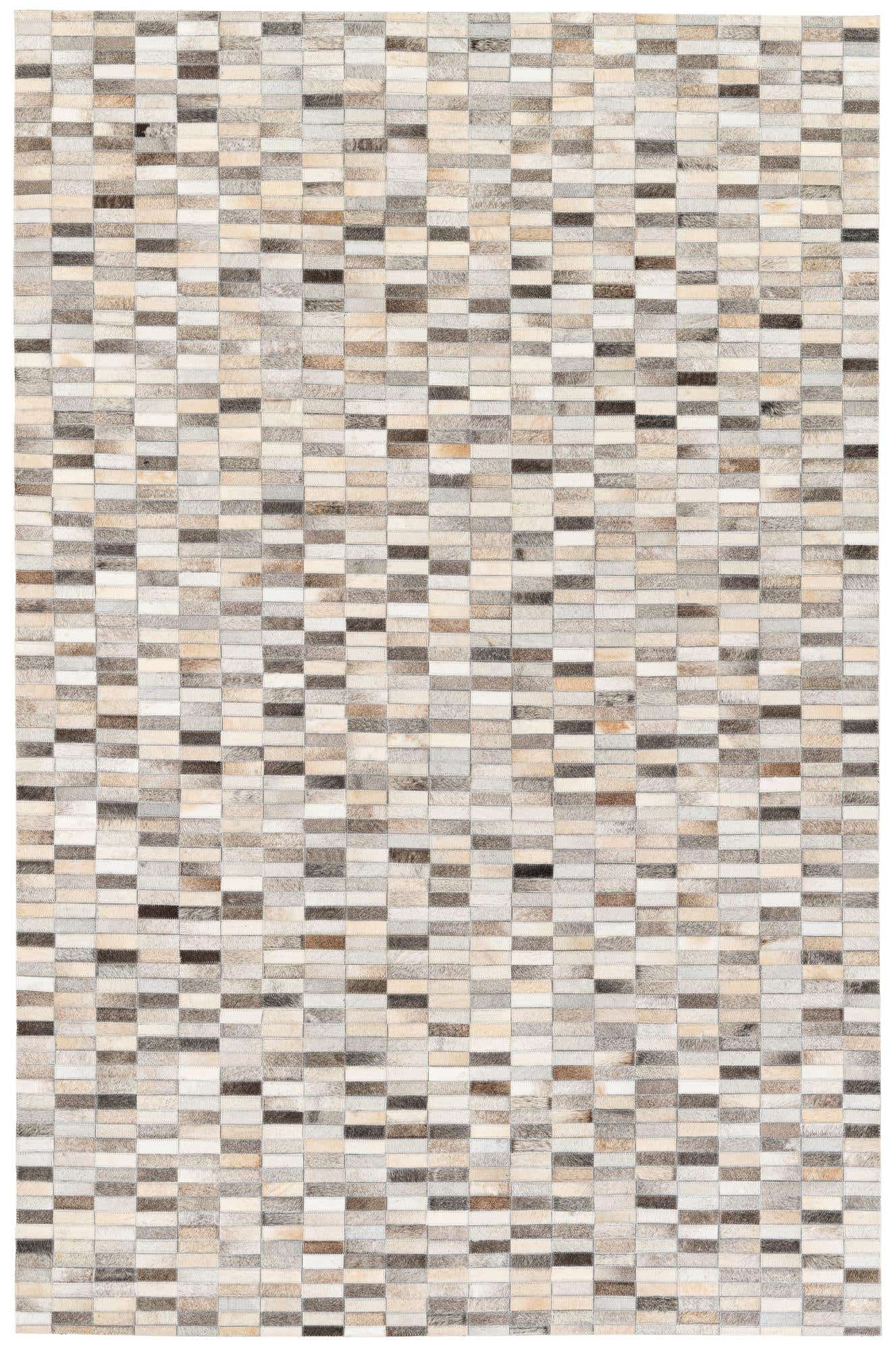 5' 3 x 8' Cowhide Stocks Rug