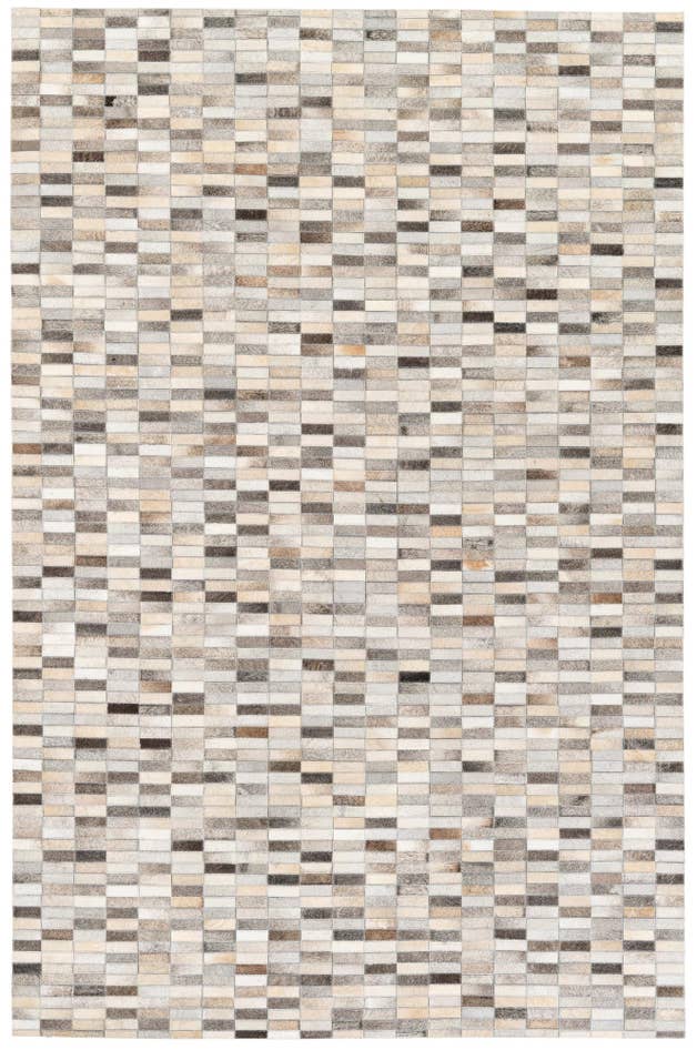 Detail image of 5' 3 x 8' Cowhide Stocks Rug
