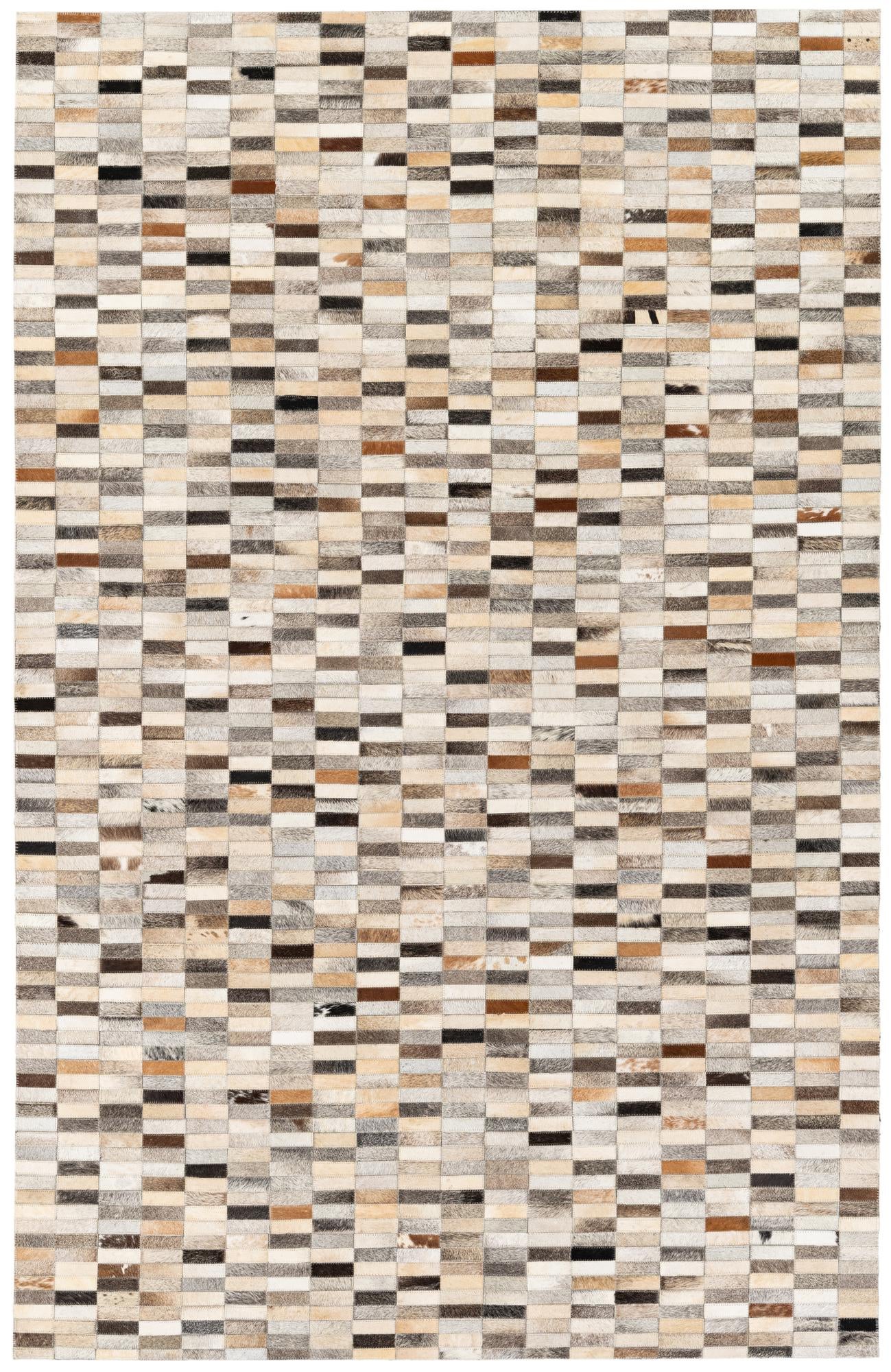 5' 1 x 7' 11 Cowhide Stocks Rug