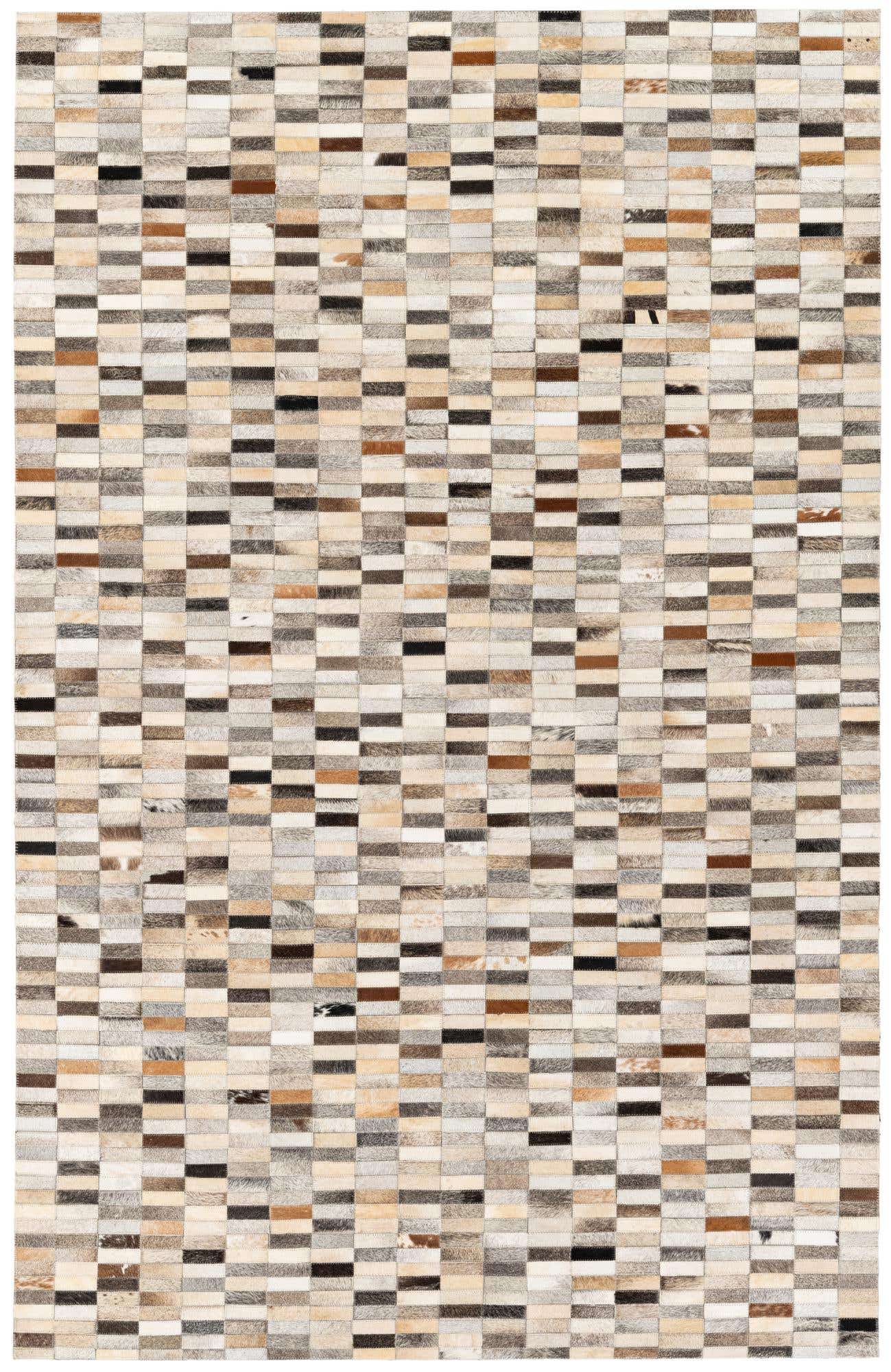 5' 1 x 7' 11 Cowhide Stocks Rug