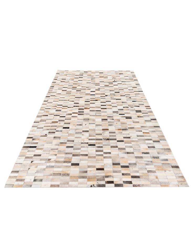 Detail image of 5' 1 x 7' 10 Cowhide Stocks Rug