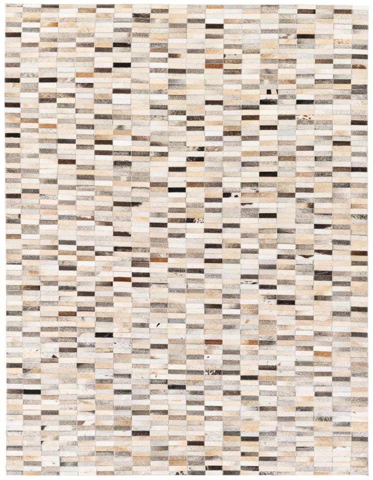 Detail image of 5' 1 x 7' 10 Cowhide Stocks Rug