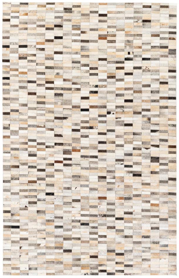 Detail image of 5' 1 x 7' 10 Cowhide Stocks Rug