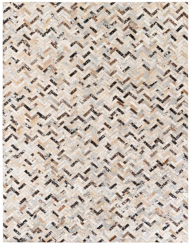 Detail image of 5' x 7' 7 Cowhide Stocks Rug