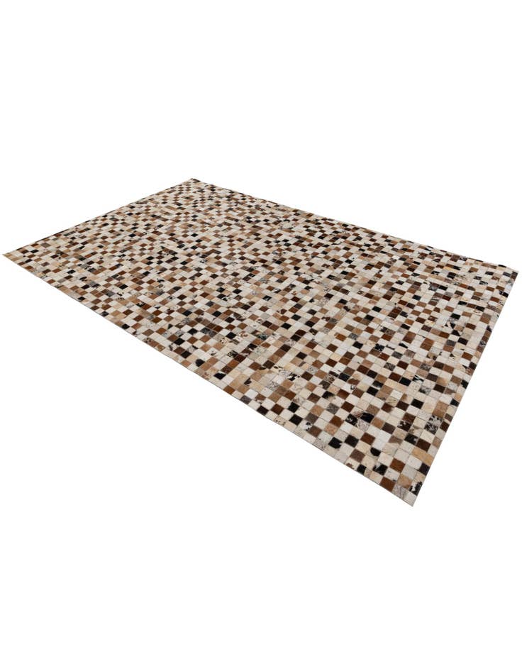 Detail image of 5' 1 x 8' Cowhide Stocks Rug