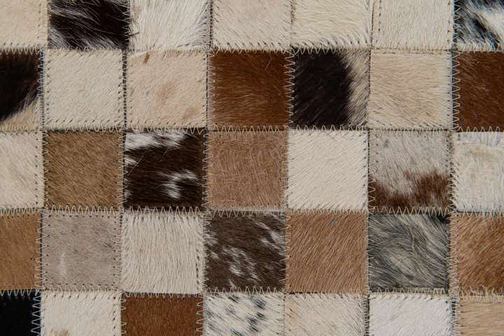 5' 1 x 8' Cowhide Stocks Rug