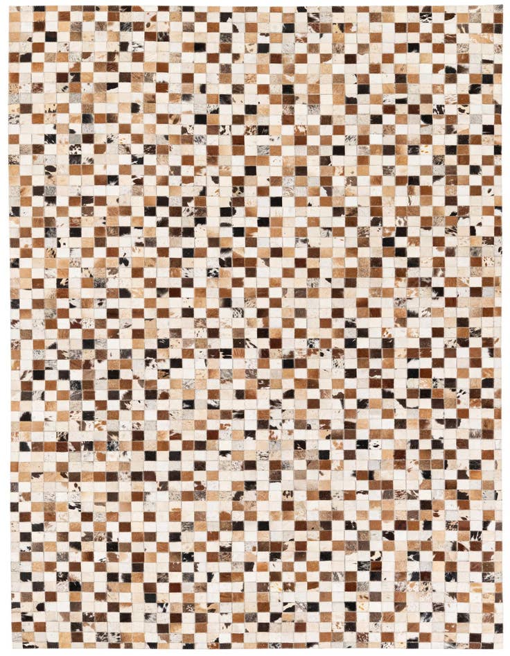 Detail image of 5' 1 x 8' Cowhide Stocks Rug
