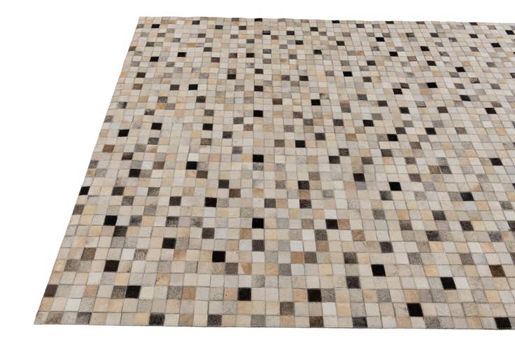 Detail image of 5' x 8' Cowhide Stocks Rug
