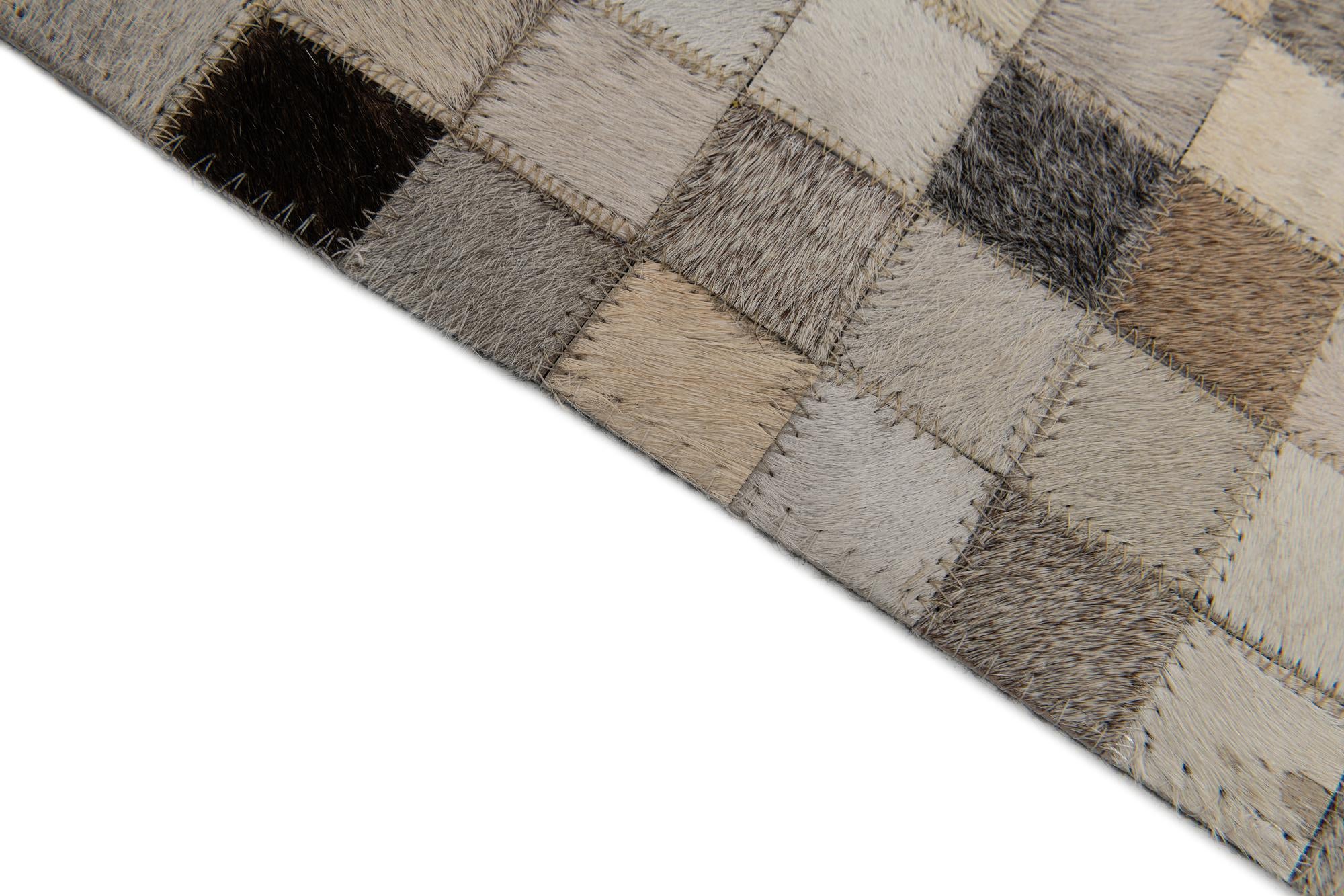 5' x 8' Cowhide Stocks Rug