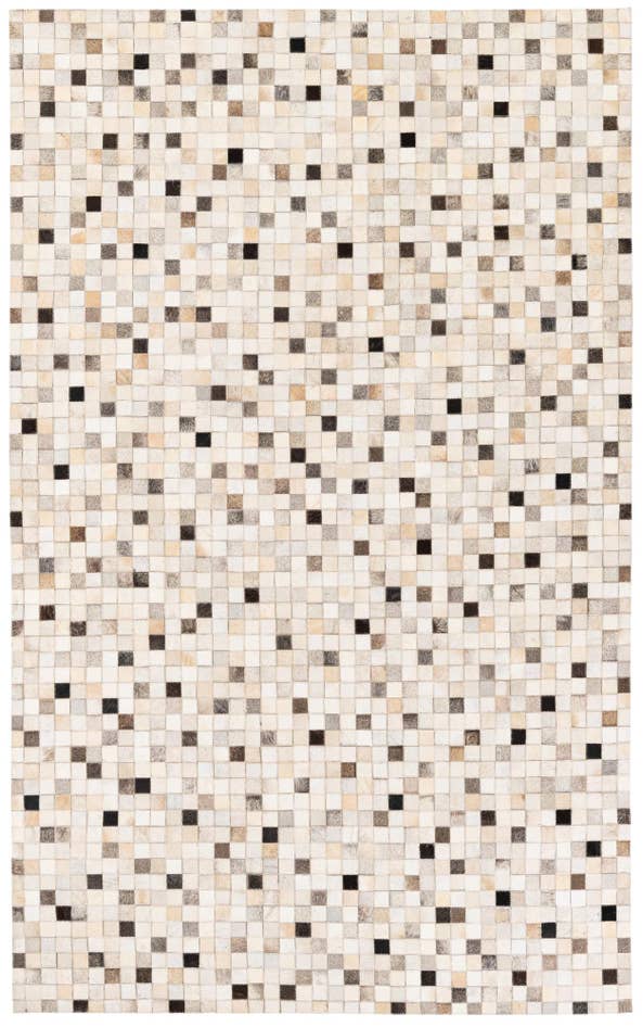 Detail image of 5' x 8' Cowhide Stocks Rug