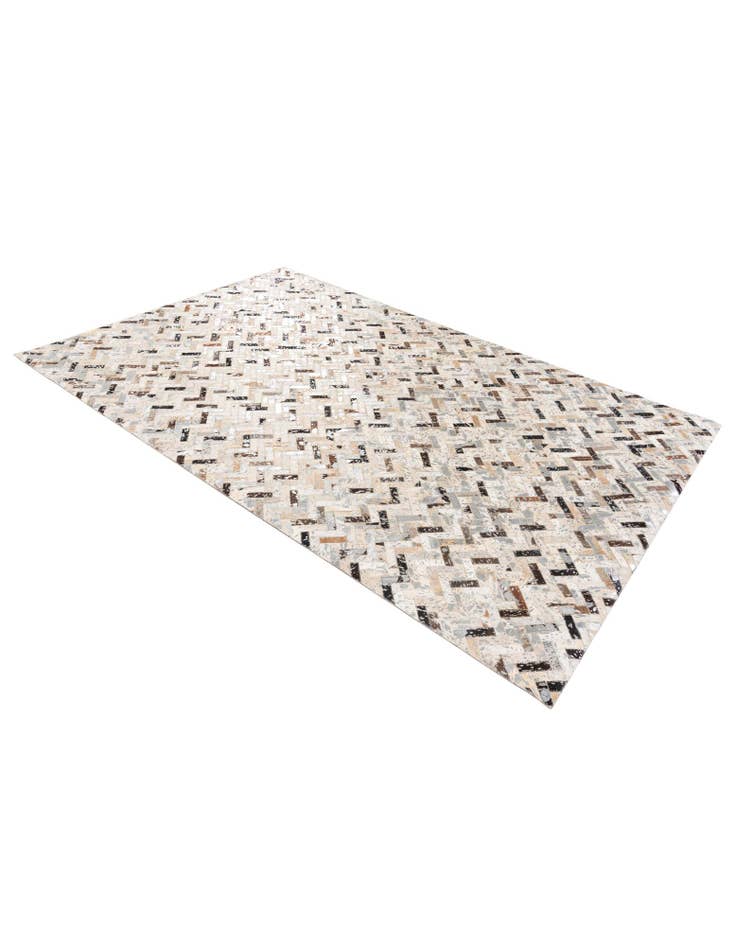 Detail image of 4' 10 x 7' 6 Cowhide Stocks Rug