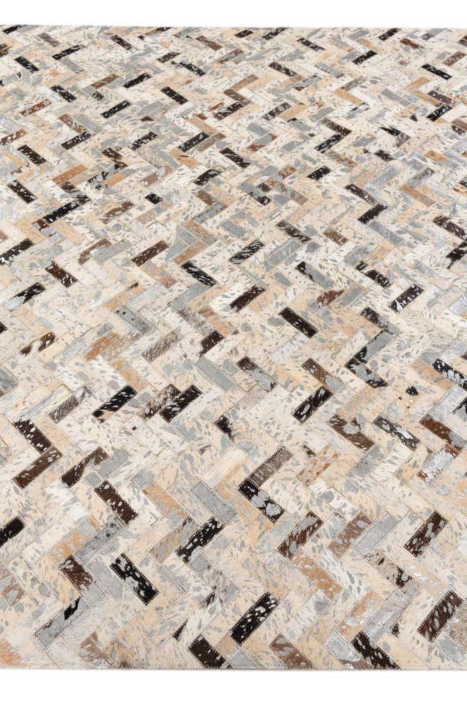 145cm x 230cm Cowhide Stocks Teppich