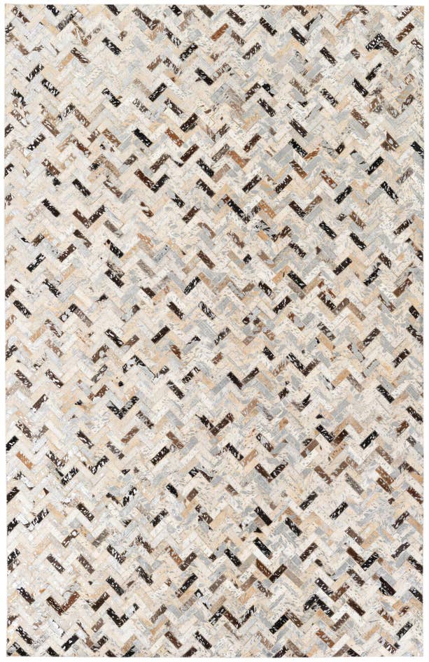 Detailansicht von 145cm x 230cm Cowhide Stocks Teppich