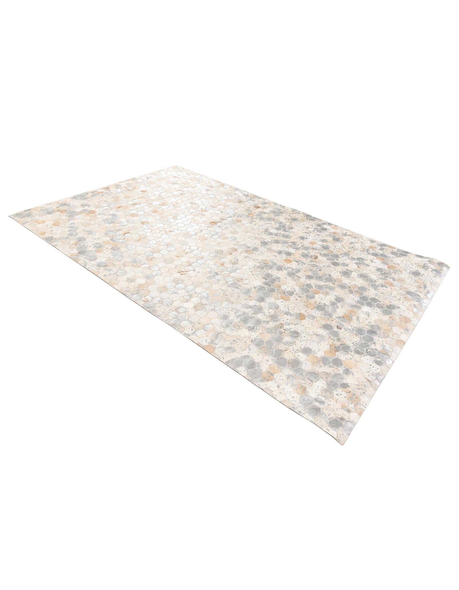 4' 11 x 7' 8 Cowhide Stocks Rug