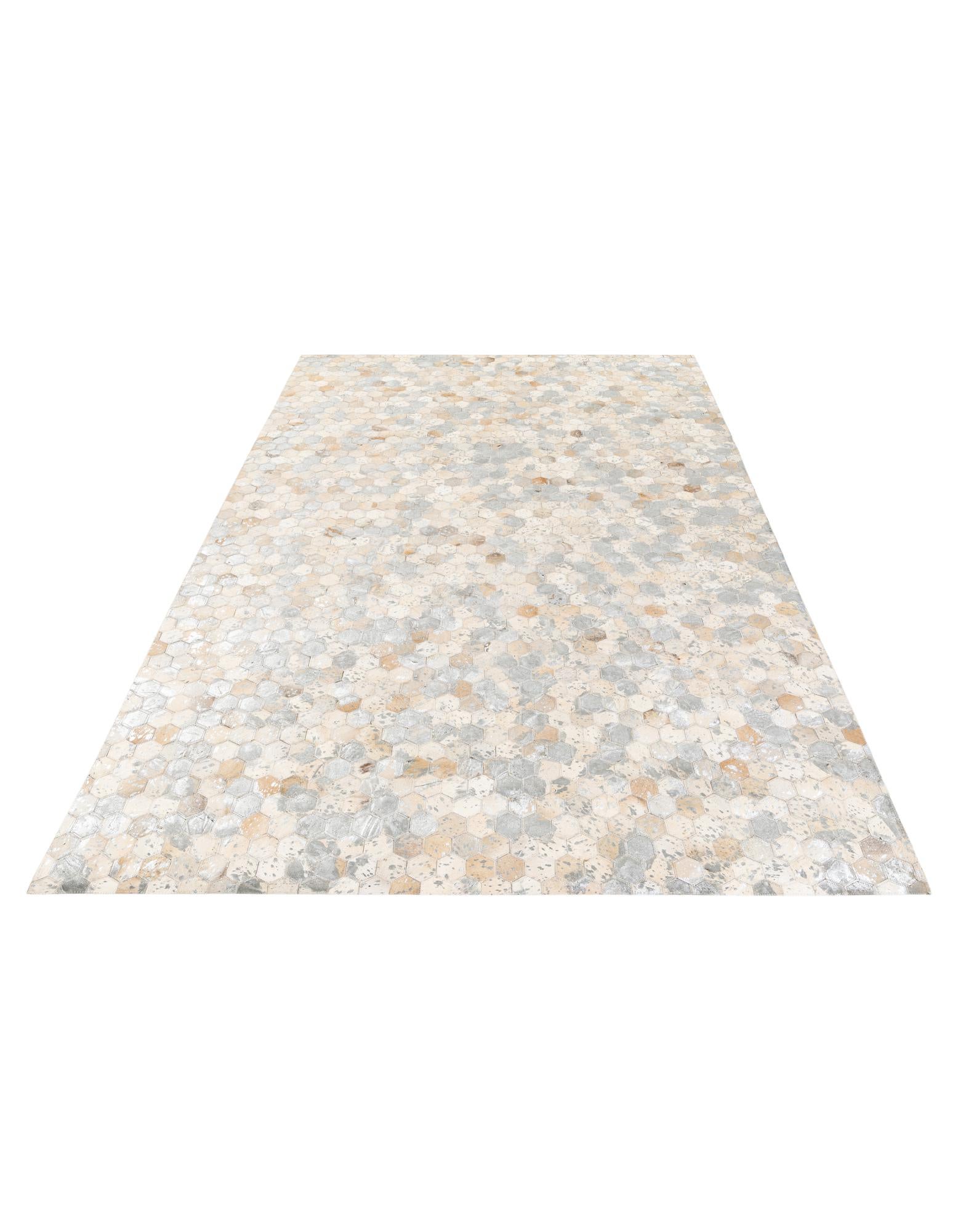 4' 11 x 7' 8 Cowhide Stocks Rug