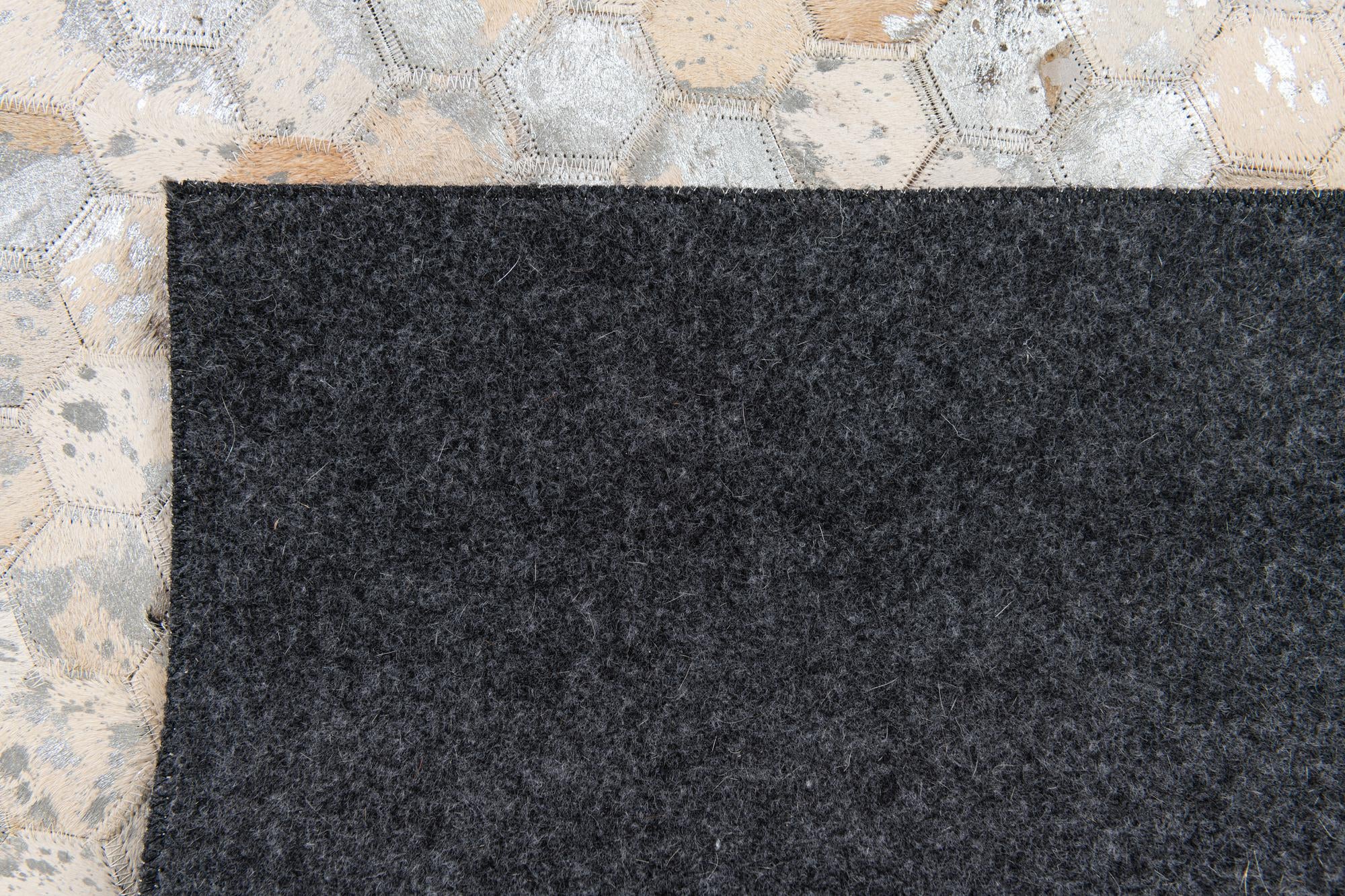 4' 11 x 7' 8 Cowhide Stocks Rug