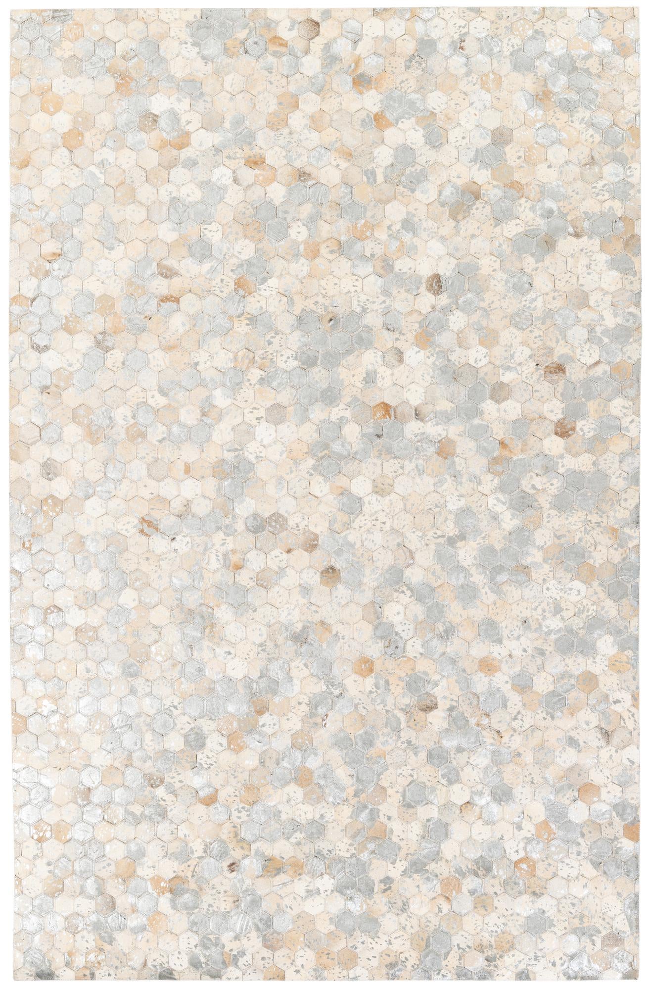 4' 11 x 7' 8 Cowhide Stocks Rug