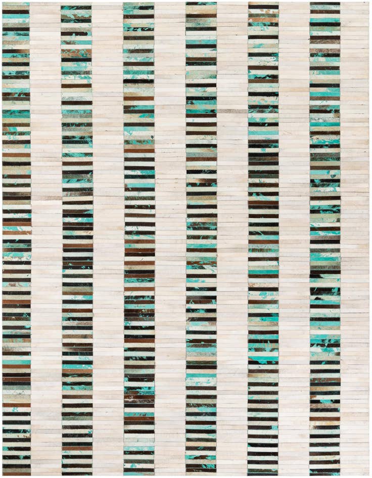 Detail image of 6' x 9' 1 Cowhide Stocks Rug
