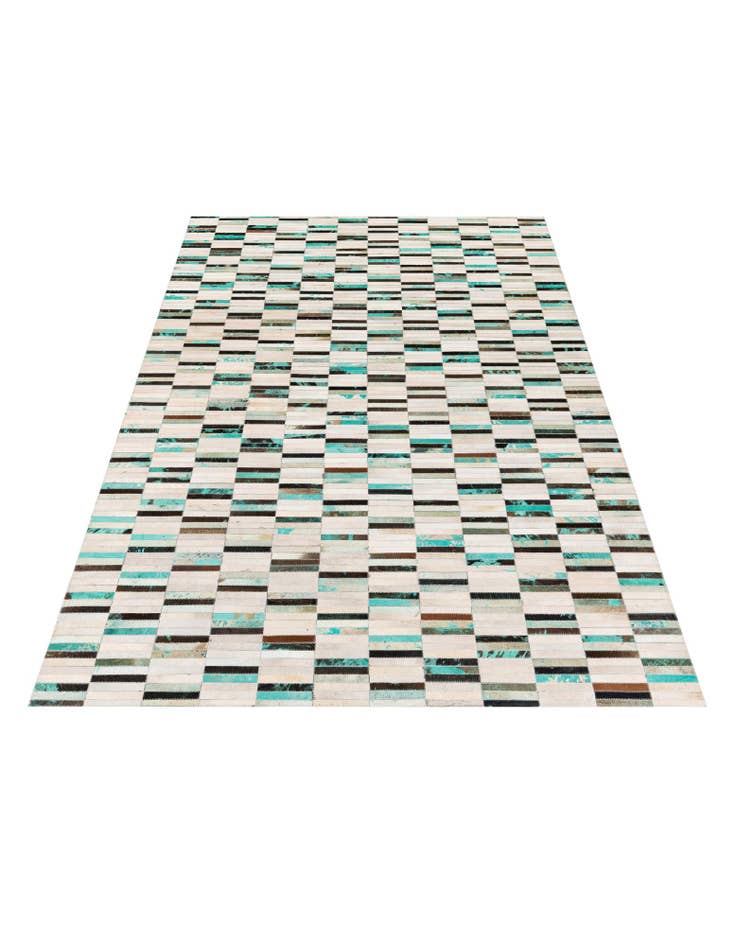 Detail image of 6' x 8' 11 Cowhide Stocks Rug