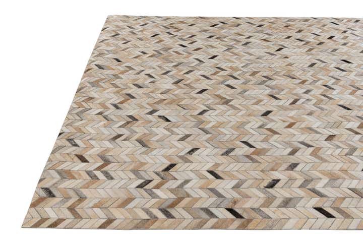 6' 8 x 9' 11 Cowhide Stocks Rug