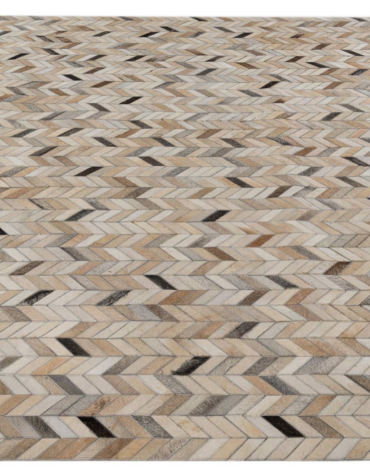 Detail image of 6' 8 x 9' 11 Cowhide Stocks Rug