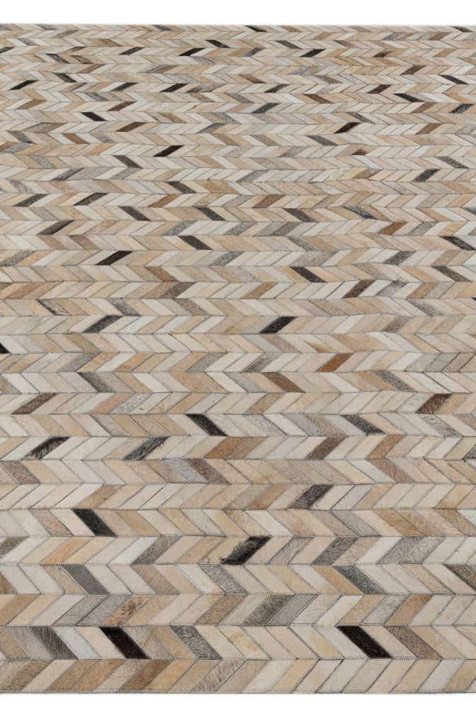 6' 8 x 9' 11 Cowhide Stocks Rug