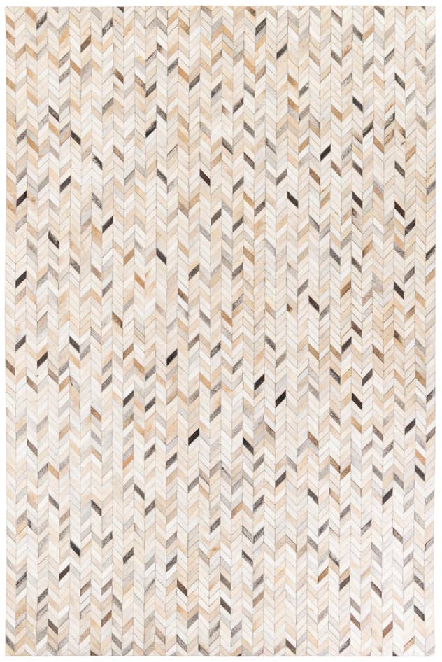 Detail image of 6' 8 x 9' 11 Cowhide Stocks Rug