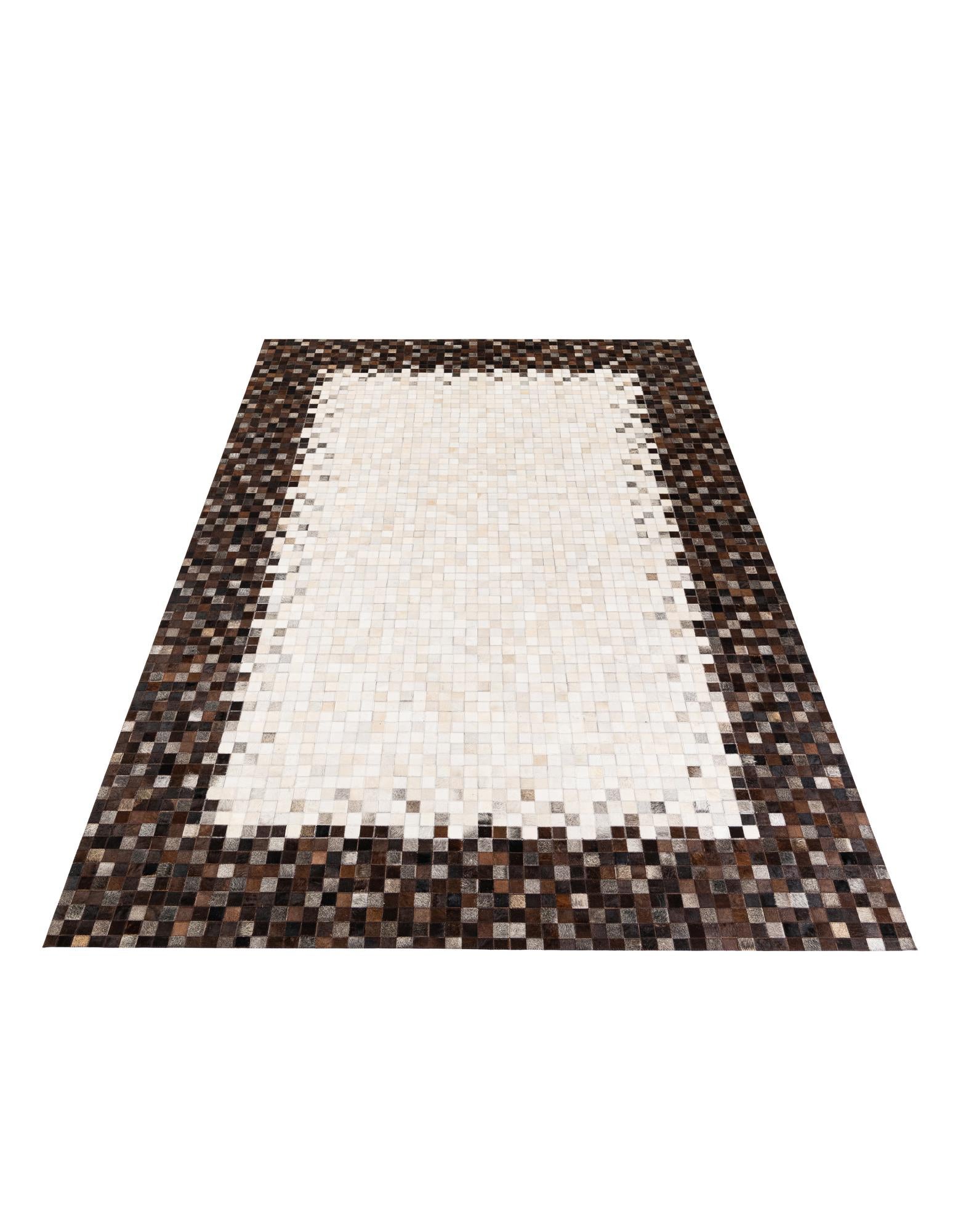 6' 8 x 9' 8 Cowhide Stocks Rug
