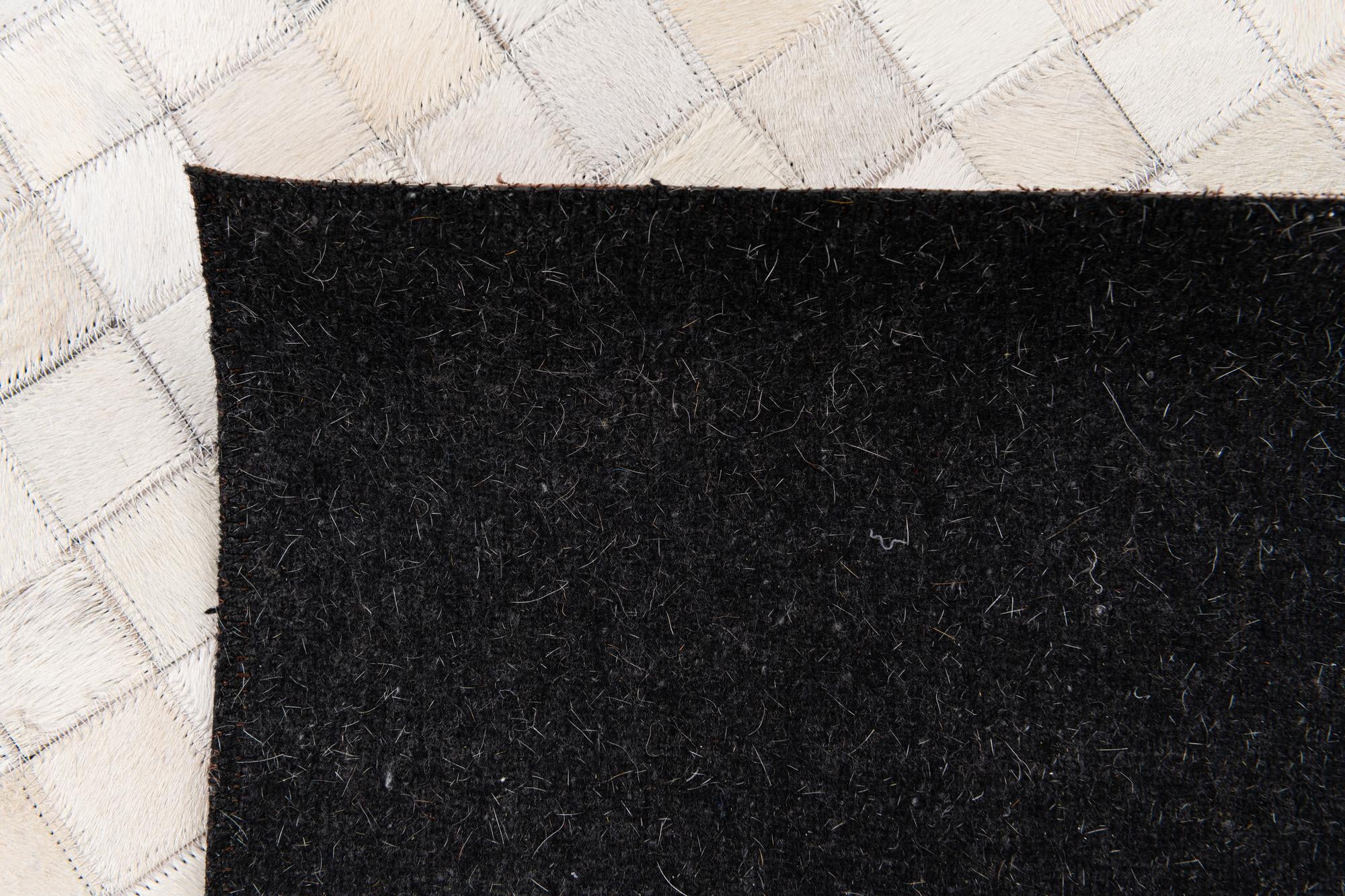 6' 8 x 9' 8 Cowhide Stocks Rug