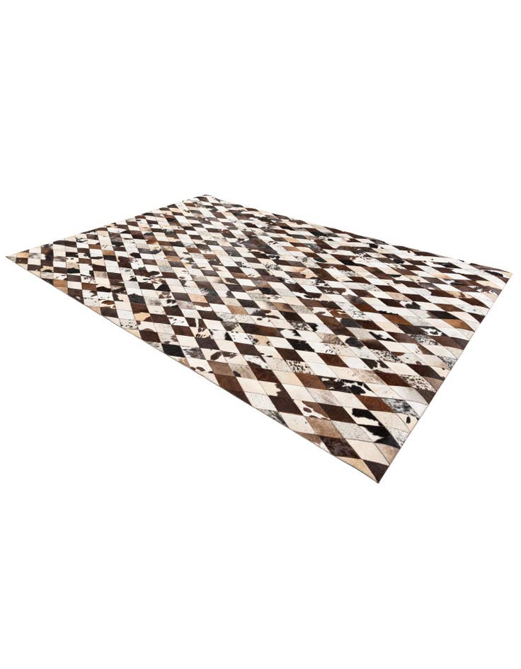 Detail image of 6' 6 x 9' 10 Cowhide Stocks Rug