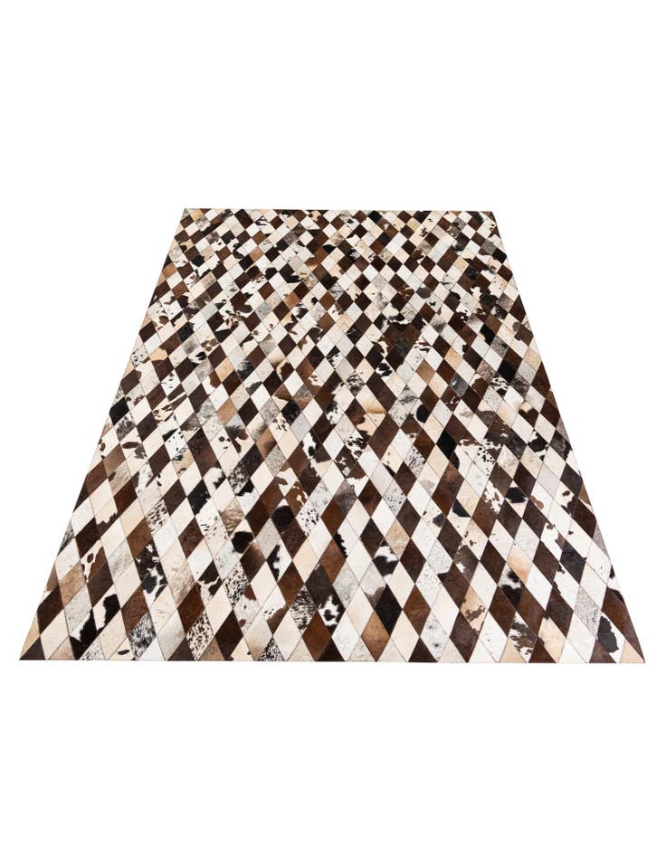 Detail image of 6' 6 x 9' 10 Cowhide Stocks Rug