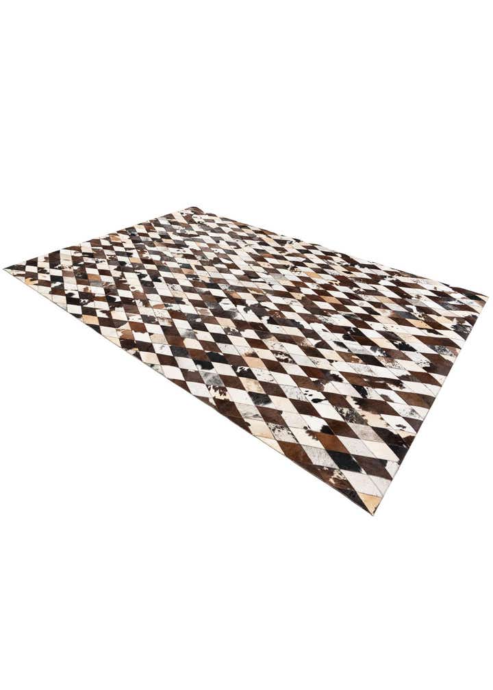 6' 6 x 9' 10 Cowhide Stocks Rug