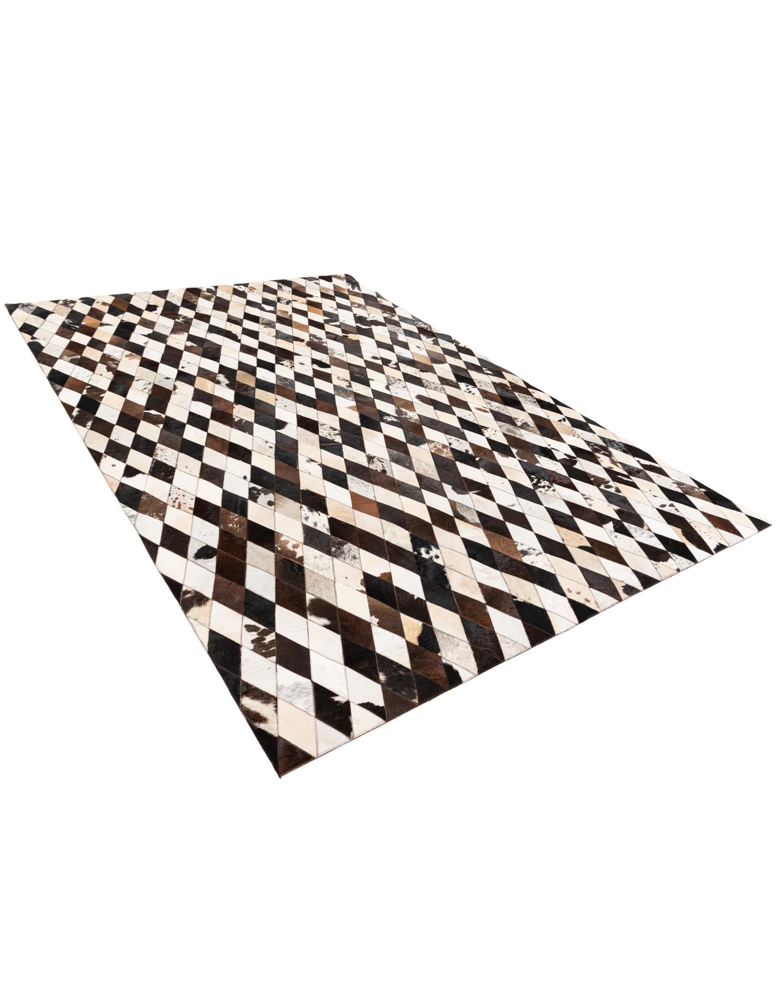 6' 7 x 9' 10 Cowhide Stocks Rug