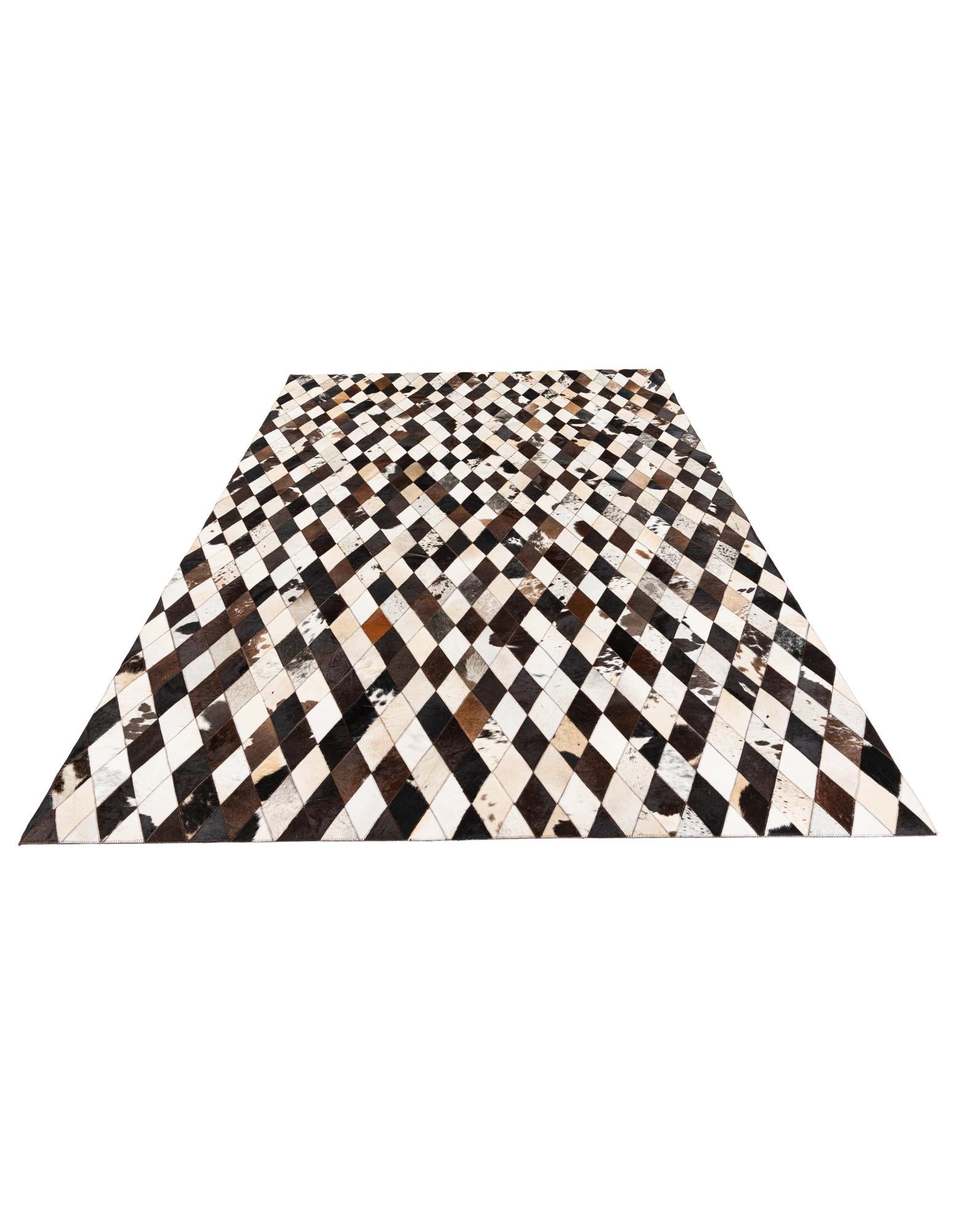 6' 7 x 9' 10 Cowhide Stocks Rug