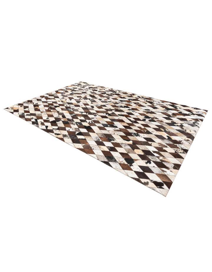 6' 7 x 9' 10 Cowhide Stocks Rug