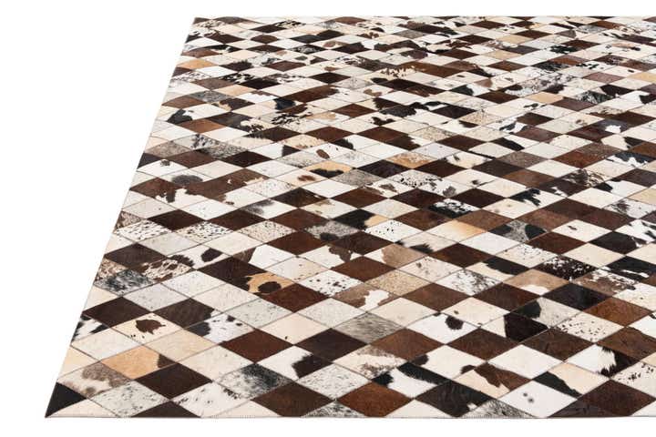 6' 7 x 9' 10 Cowhide Stocks Rug