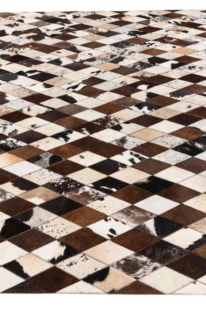 6' 7 x 9' 10 Cowhide Stocks Rug