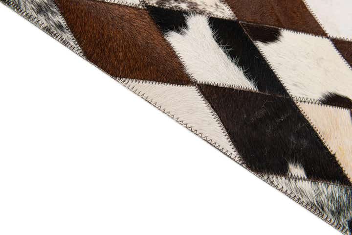 6' 7 x 9' 10 Cowhide Stocks Rug