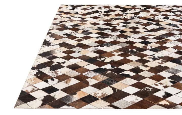 6' 7 x 9' 10 Cowhide Stocks Rug