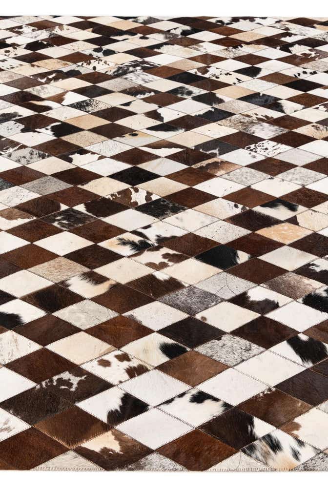 6' 7 x 9' 10 Cowhide Stocks Rug