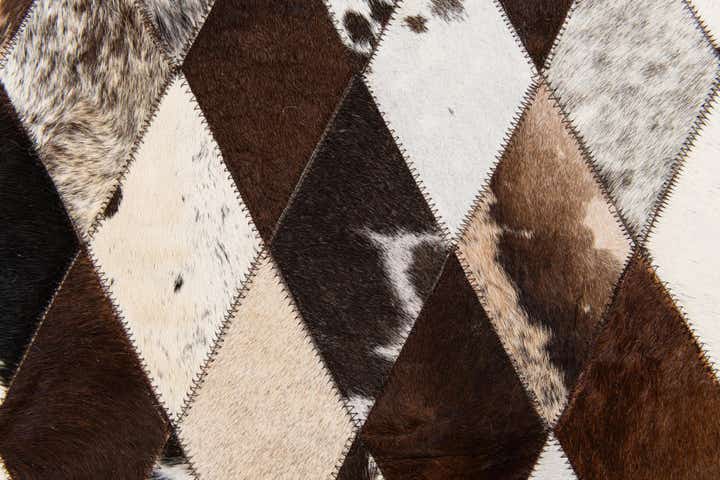 6' 7 x 9' 10 Cowhide Stocks Rug