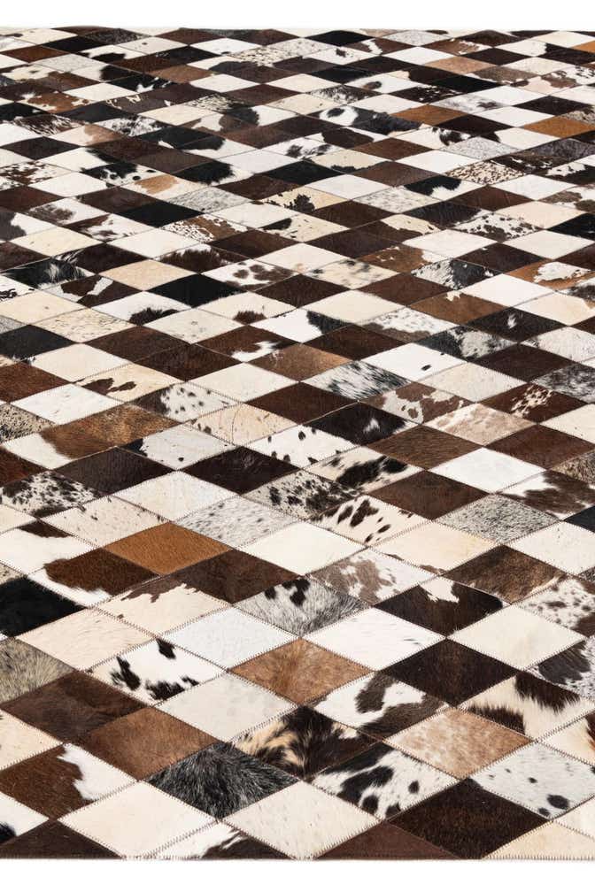 6' 9 x 9' 11 Cowhide Stocks Rug