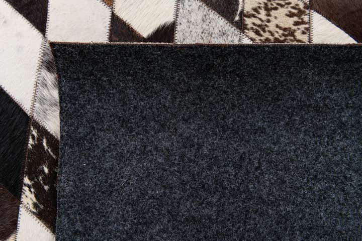 6' 9 x 9' 11 Cowhide Stocks Rug