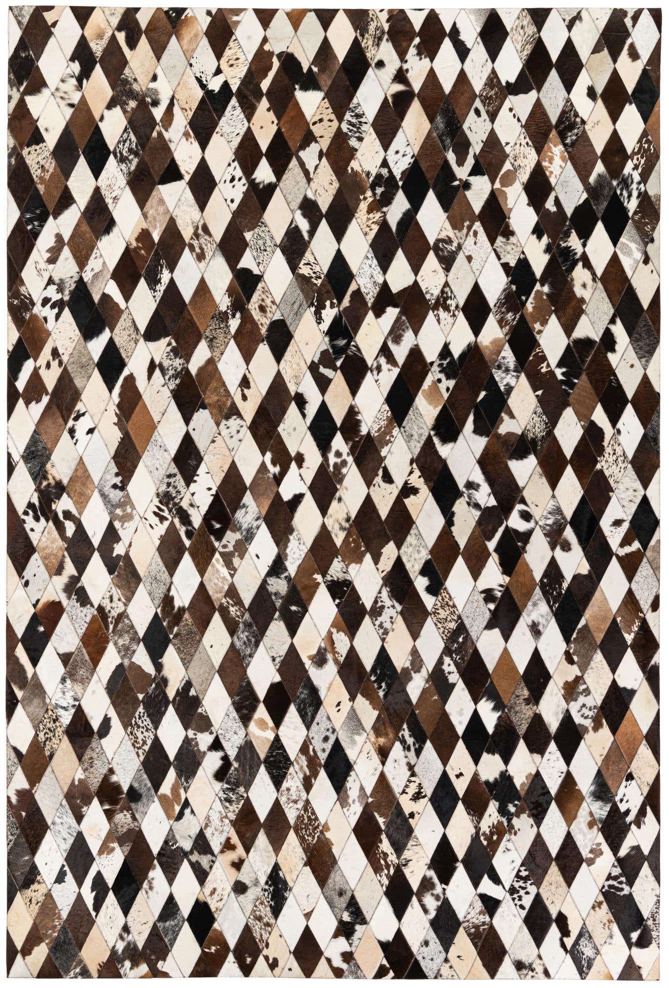 6' 9 x 9' 11 Cowhide Stocks Rug