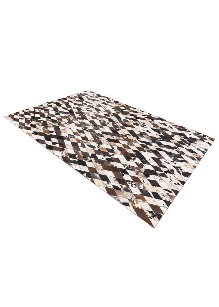 6' 8 x 9' 9 Cowhide Stocks Rug