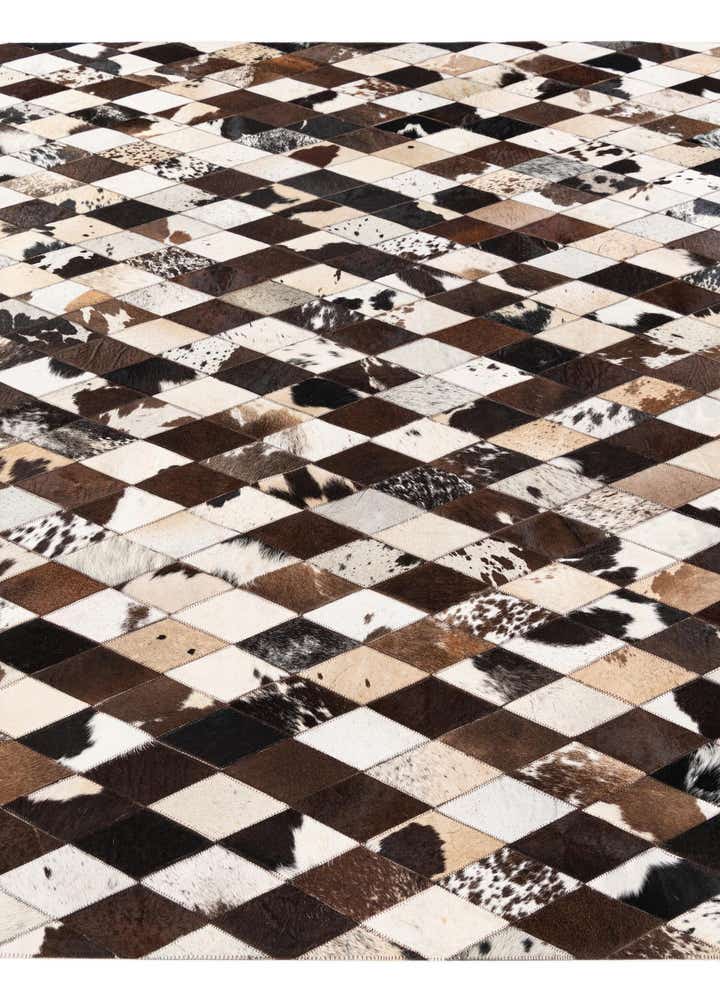 6' 8 x 9' 9 Cowhide Stocks Rug