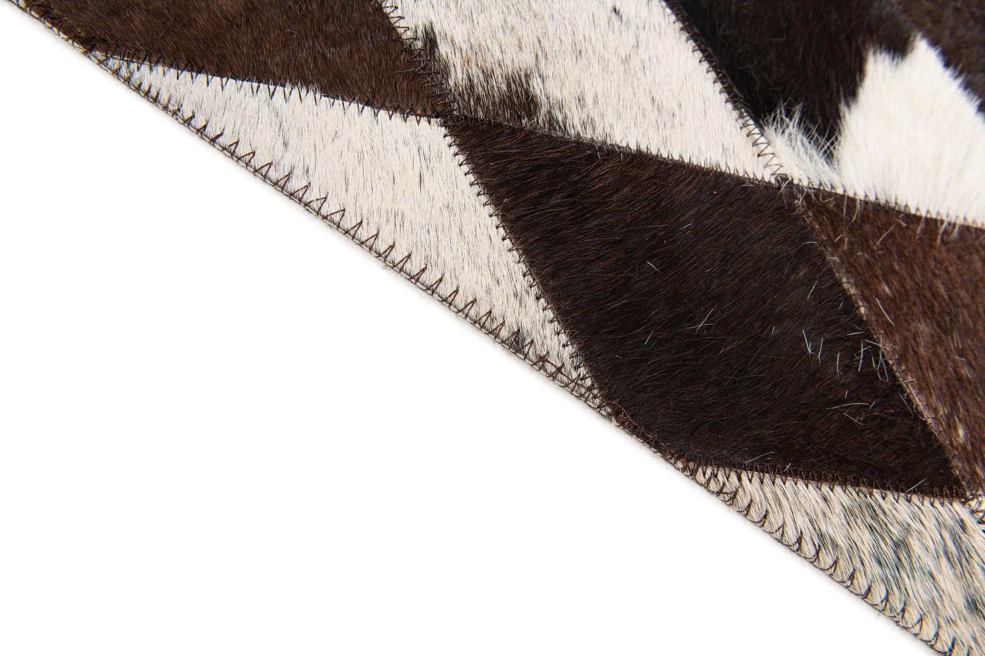 6' 8 x 9' 9 Cowhide Stocks Rug