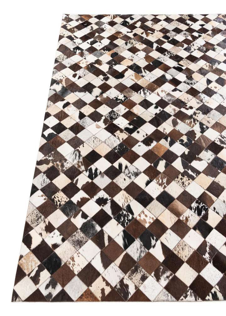 6' 8 x 9' 11 Cowhide Stocks Rug
