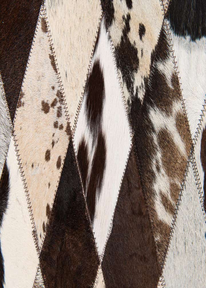 6' 8 x 9' 11 Cowhide Stocks Rug