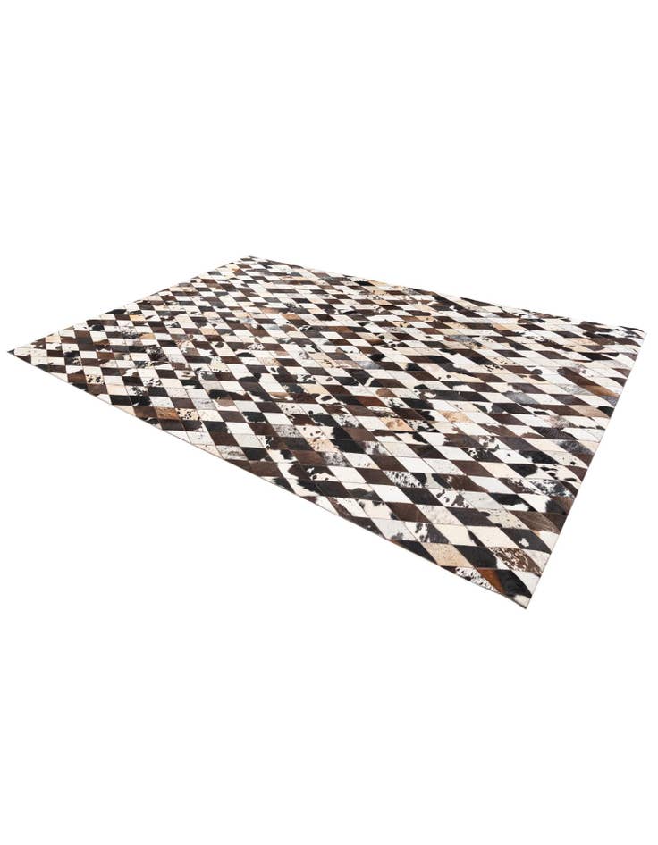 Detail image of 6' 9 x 9' 11 Cowhide Stocks Rug